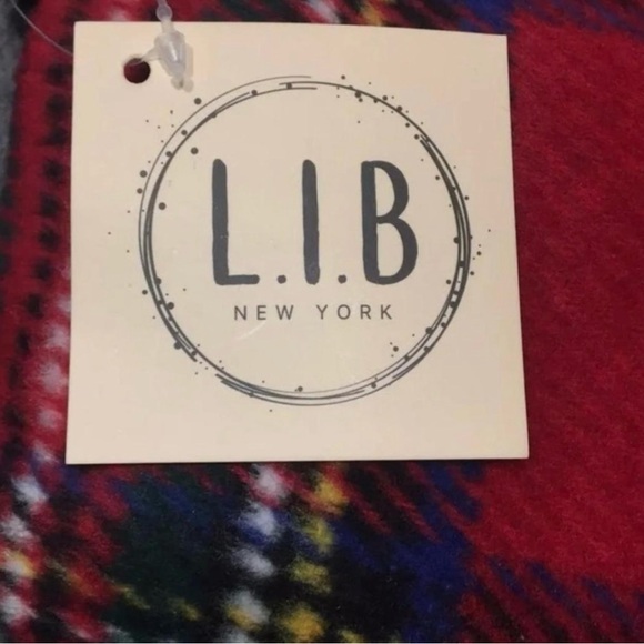 L.I.B. New York set, red plaid - Picture 6 of 6